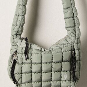 FP Movement by Free People Quilted Crossbody Bag in Sage